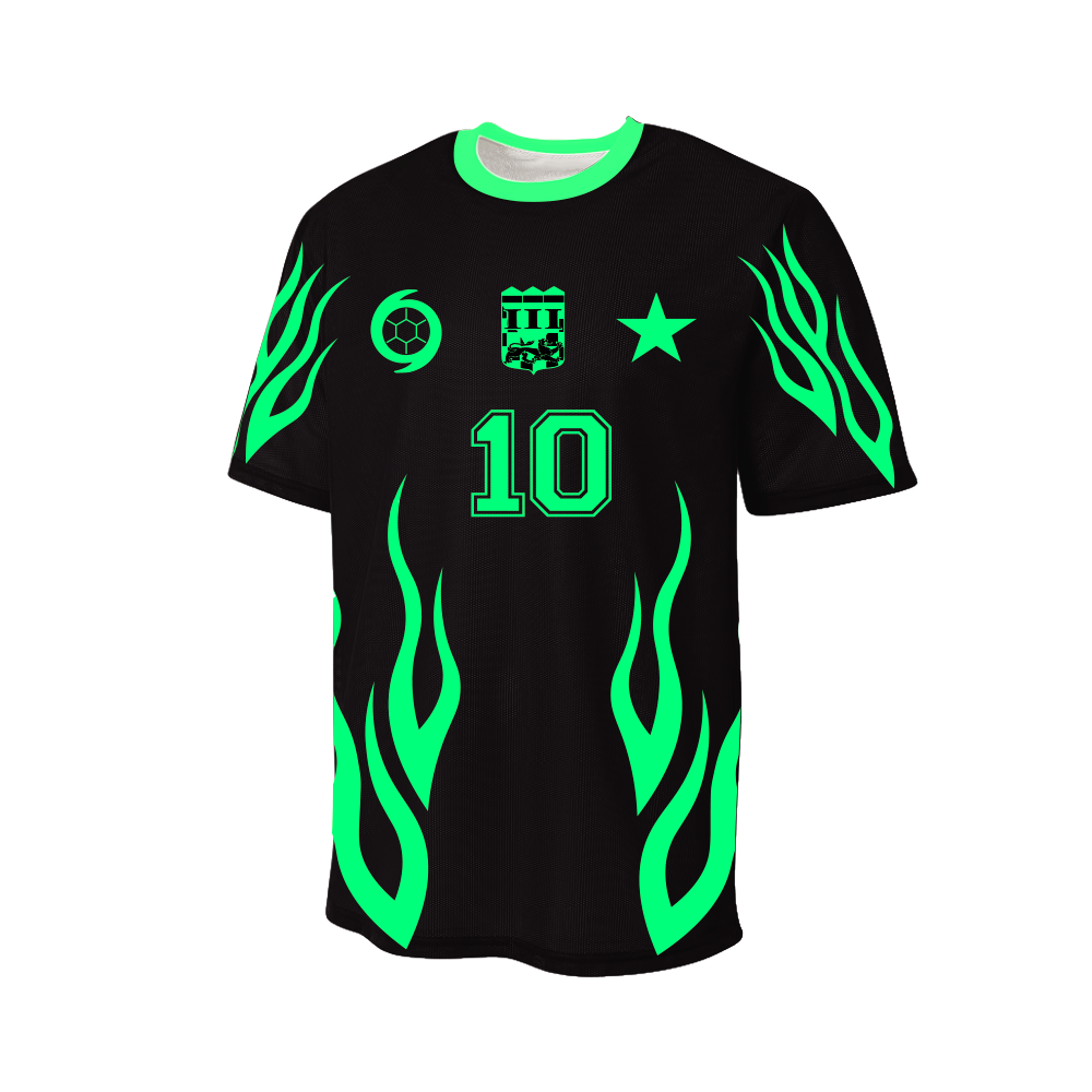 III Points 23 Number 10 Black Soccer Jersey